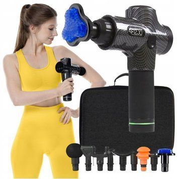 Ручний перкусійний масажер 4FIZJO Massage Gun Ultra Cool Edition 100 Вт масажний пістолет (P-5905973401470) P-5905973401470 фото