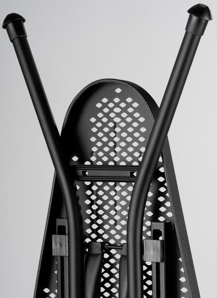Дошка для прасування Rolser K-UNO Black Tube Blanco/Negro &ndash; стійка, регульована по висоті, термостійка підставка 931973 фото