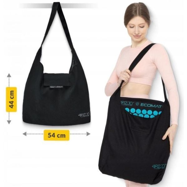 Килимок акупунктурний з подушкою 4FIZJO Eco Mat XL Аплікатор Кузнєцова Black/Blue (P-5907739317452) 154682-2692 фото