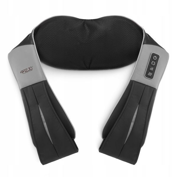 Накидка-масажер 4FIZJO Shiatsu Ultra+ для шиї та спини, акумуляторний Black/Grey (P-5907739319098) P-5907739319098 фото