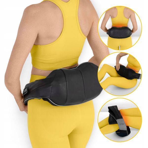 Накидка-масажер 4FIZJO Shiatsu Ultra+ для шиї та спини, акумуляторний Black/Grey (P-5907739319098) P-5907739319098 фото