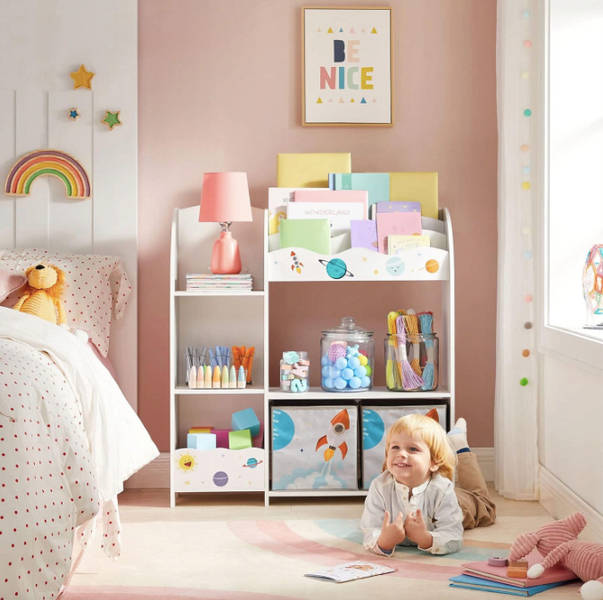 Стелаж-органайзер Leobert Dreamer + 2 ящика кубіка 143536-1664 фото