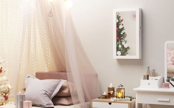 Дзеркало-шафа Leobert Lux стилі Loft білий 5903332073955 фото