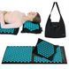 Килимок акупунктурний з подушкою 4FIZJO Eco Mat XL Аплікатор Кузнєцова Black/Blue (P-5907739317452) 154682-2692 фото 1