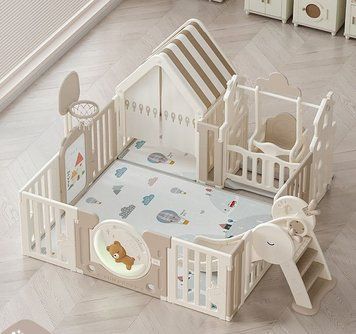 Дитячий манеж з килимком 5в1 Terrio &ldquo;Sleepy M&rdquo; 150х180 см TQ-209M фото