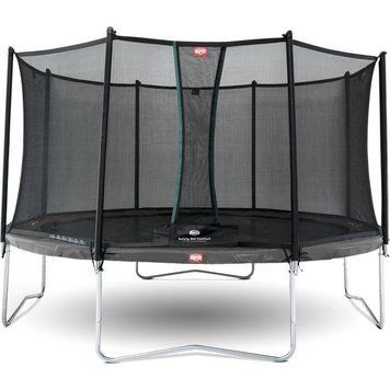 Батут Berg Favorit Grey 430 см з захисною сіткою Comfort 2505-3103 фото