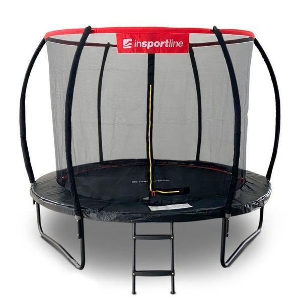 Батут Insportline Flea PRO 305 см з захисною сіткою та драбинкою 2843-10 фото