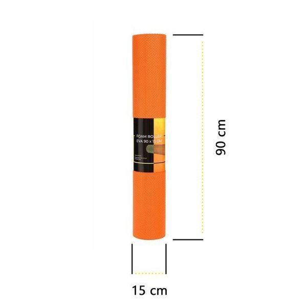Масажний ролик Cornix EVA+ 90 x 15 см (валик, роллер) XR-0312 Orange 143255-2692 фото