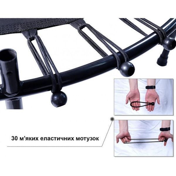 Дитячий батут Atleto 140 см з сіткою синій (21000400) 3078-111055 фото