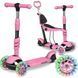 Самокат дитячий триколісний Ricokids Piko рожевий 765400 фото 1