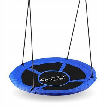 Гойдалка-гніздо кругла 4FIZJO XL 110 см Black/Blue (P-5907739316677) P-5907739316677 фото