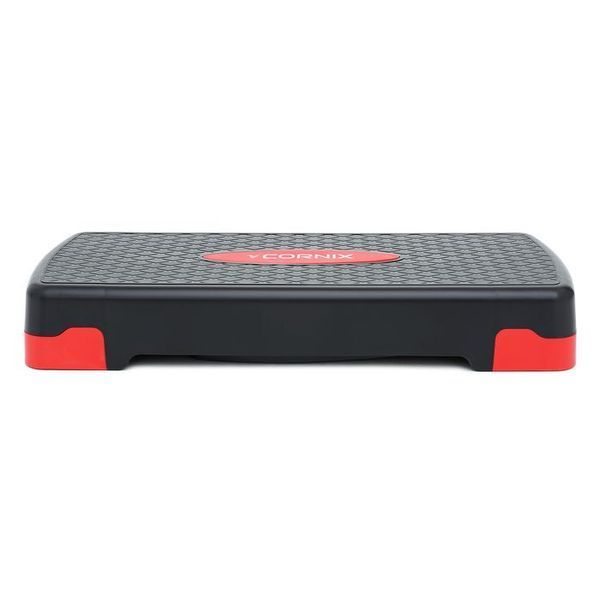Степ-платформа 2-ступінчаста Cornix 68 х 28 х 10-15 см XR-0190 Black/Red XR-0190 фото