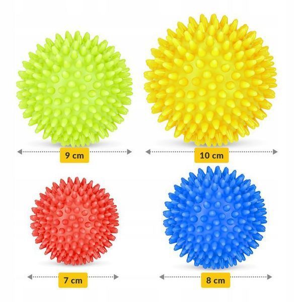 Масажні м'ячі з шипами 4FIZJO Spike Balls 4 шт (P-5907739310514) 144698-2692 фото