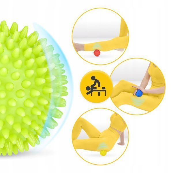 Масажні м'ячі з шипами 4FIZJO Spike Balls 4 шт (P-5907739310514) 144698-2692 фото
