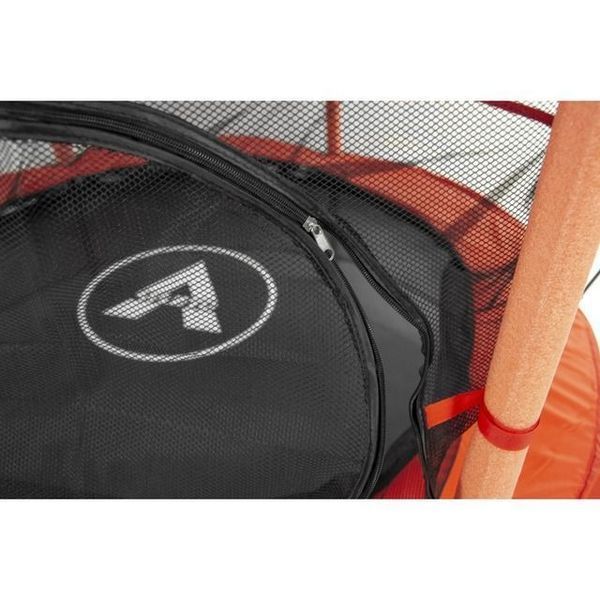 Батут Atleto 140 см з захисною сіткою червоний (21000401) 408-111055 фото