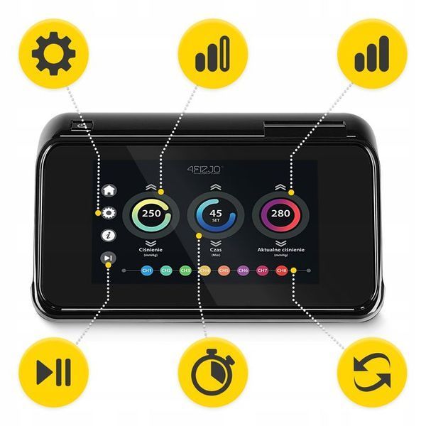 Апарат для пресотерапії та лімфодренажу 4FIZJO 8-и камерний EVO-C8 (P-5905973404686) P-5905973404686 фото