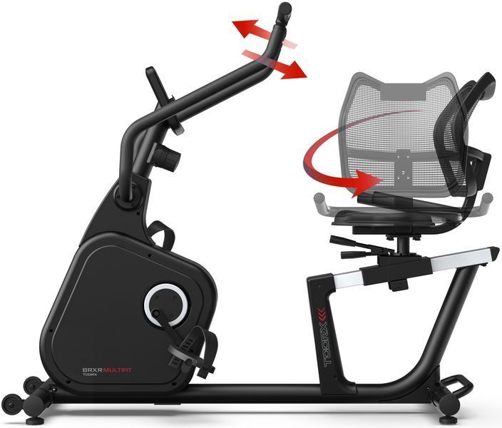 Горизонтальний велотренажер реабілітаційний Toorx Recumbent Bike BRXR Multifit (BRX-RMULTIFIT) 108594-1285036 фото