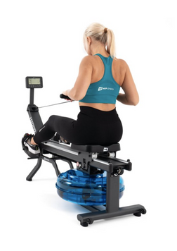 Гребний тренажер Hop-Sport HS-160WR Hydro з водним опором + мат 5902308228832 фото