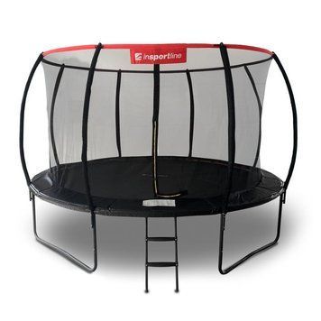 Батут Insportline Flea PRO 366 см з захисною сіткою та драбинкою 2847-10 фото