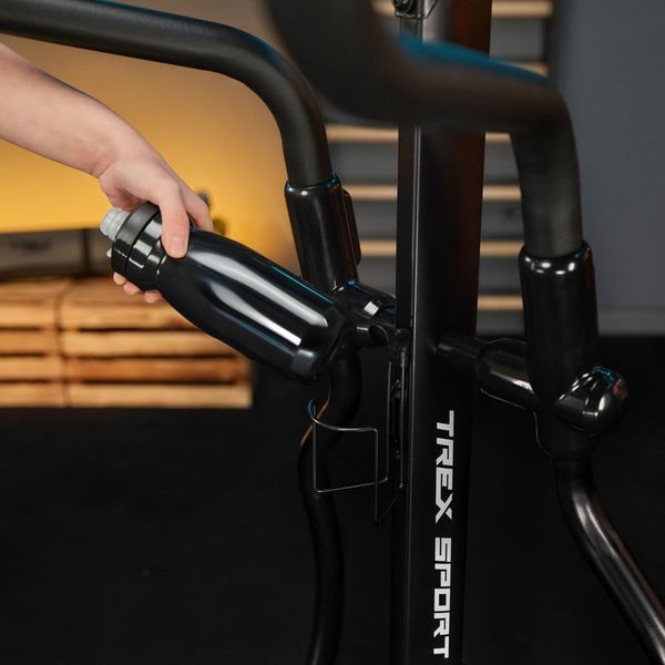 Орбітрек електромагнітний Trex Sport TX-900ECT Argon для дому, 32 рівні навантаження, маховик 18 кг, Bluetooth, чорний 5902308237421 фото