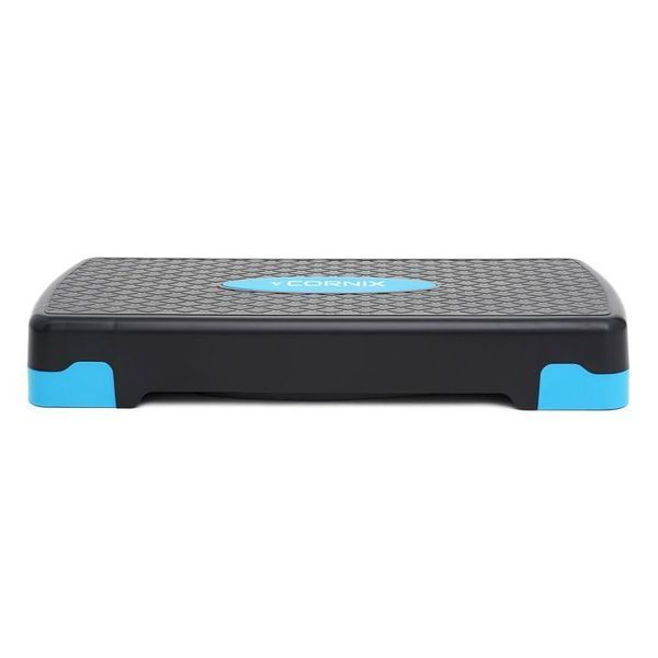 Степ-платформа 2-ступінчаста Cornix 68 х 28 х 10-15 см XR-0191 Black/Blue XR-0191 фото