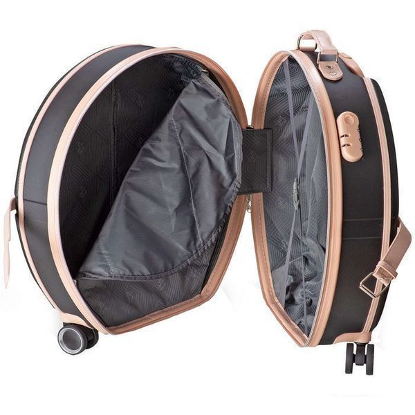 Валіза Semi Line 20" (S) Black/Pink Cream (T5671-2) 103344-1106821 фото