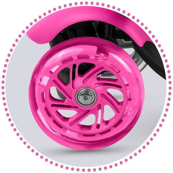 Самокат дитячий триколісний Ricokids Buggy рожевий 765300 фото