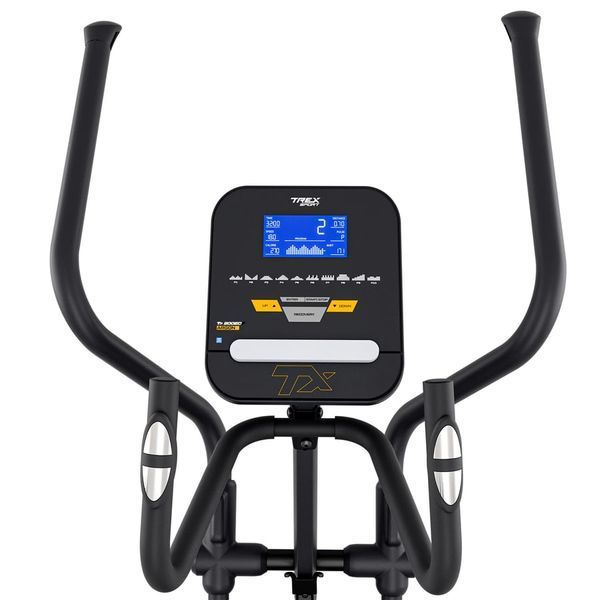 Орбітрек електромагнітний Trex Sport TX-900ECT Argon для дому, 32 рівні навантаження, маховик 18 кг, Bluetooth, чорний 5902308237421 фото