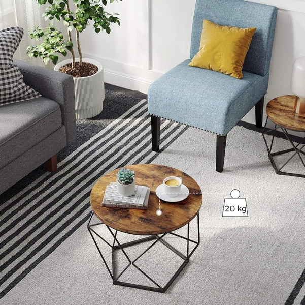 Комплект журнальних столиків Leobert Watson 2 шт в стилі Loft 143478-1664 фото