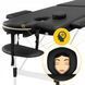 Масажний стіл складний 4FIZJO Massage Table Alu W70 Black (P-5907739318398) P-5907739318398 фото 2