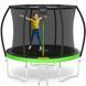 Батут із внутрішньою сіткою 4FIZJO PRO 8FT 252 см Black/Green (P-5907739314161) 149530-2692 фото 1