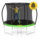Батут із внутрішньою сіткою 4FIZJO PRO 8FT 252 см Black/Green (P-5907739314161) 149530-2692 фото 4