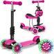 Самокат дитячий триколісний Ricokids Buggy рожевий 765300 фото 1