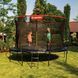 Батут Insportline Flea PRO 366 см з захисною сіткою та драбинкою 2847-10 фото 12