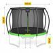 Батут із внутрішньою сіткою 4FIZJO PRO 10FT 312 см Black/Green (P-5907739314178) 154196-2692 фото 5