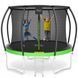 Батут із внутрішньою сіткою 4FIZJO PRO 10FT 312 см Black/Green (P-5907739314178) 154196-2692 фото 1