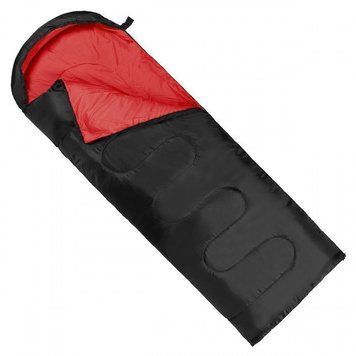 Спальний мішок (спальник) ковдра SportVida SV-CC0064 +2 ...+21&deg;C L Black/Red SV-CC0064 фото