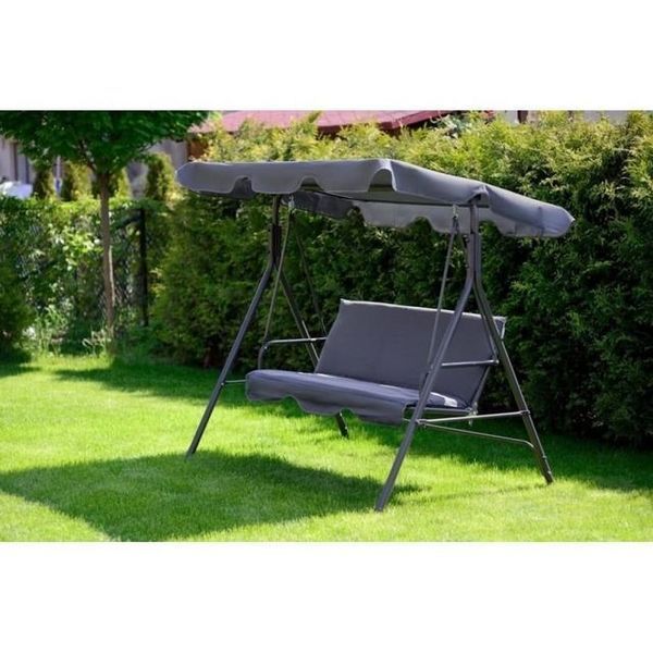 Гойдалка садова Bonro Relax графіт 16601-111055 фото