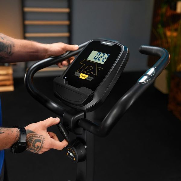 Велотренажер магнітний Trex Sport TX-500MB IRON з Bluetooth і FitShow, 14 рівнів навантаження, білий 5902308237728 фото