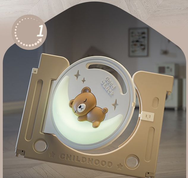 Дитячий манеж з килимком 5в1 Terrio &ldquo;Sleepy L&rdquo; 180x200 см TQ-209L фото