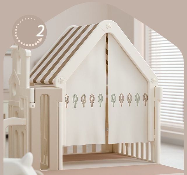 Дитячий манеж з килимком 5в1 Terrio &ldquo;Sleepy L&rdquo; 180x200 см TQ-209L фото