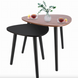 Комплект журнальних столиків Jumi Sinsey коричнево-чорний 5900410324176 фото 1