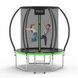 Батут із внутрішньою сіткою 4FIZJO PRO 6FT 183 см Black/Green (P-5907739319234) 154197-2692 фото 1