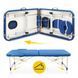 Масажний стіл складний 4FIZJO Massage Table Alu W60 Blue (P-5907739318404) 154644-2692 фото 2