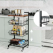 Стелаж Costway Vroda мобільний в стилі Loft 5903332068800 фото 6