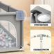 Дитячий манеж Terrio Classic S 120х120 см Сірий з двома ручками і 60 різнокольоровими м'ячами TQ-311GS фото 4