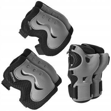 Комплект захисний SportVida 3 в 1 SV-KY0007-L Size L Grey/Black 5219-2692 фото