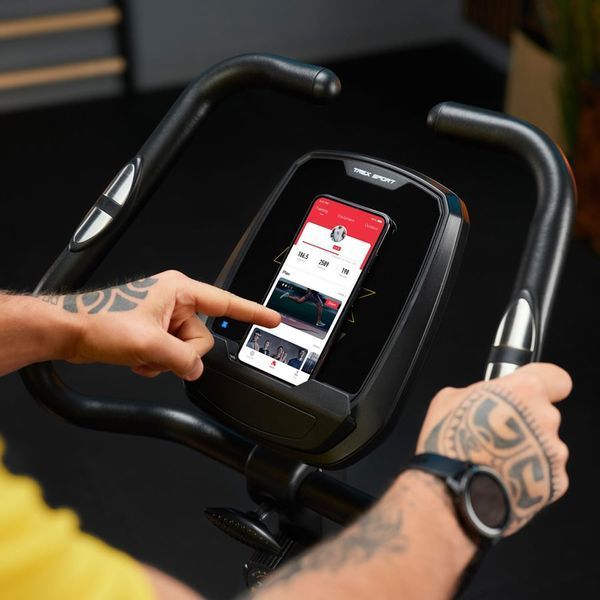 Велотренажер магнітний Trex Sport TX-500MB IRON з Bluetooth і FitShow, 14 рівнів навантаження, чорний 5902308237711 фото