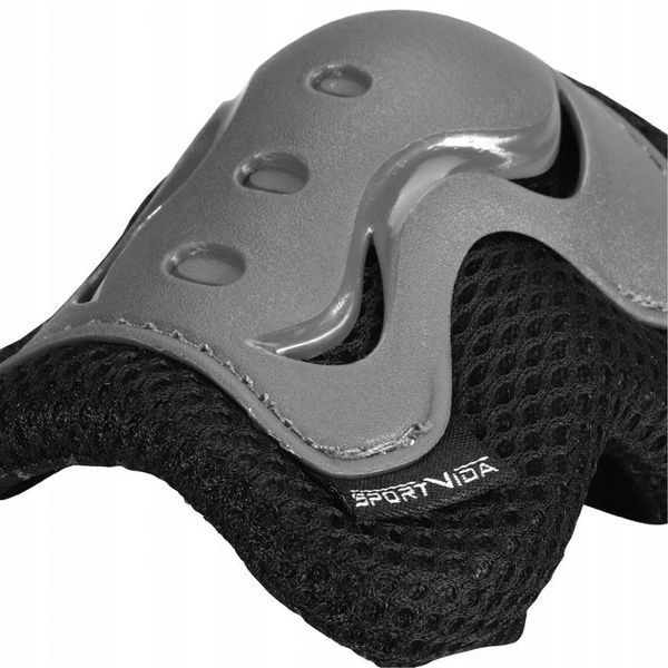Комплект захисний SportVida 3 в 1 SV-KY0007-L Size L Grey/Black 5219-2692 фото