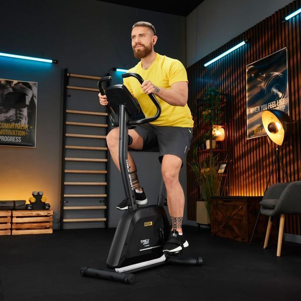 Велотренажер магнітний Trex Sport TX-500MB IRON з Bluetooth і FitShow, 14 рівнів навантаження, чорний 5902308237711 фото